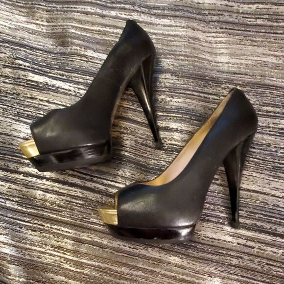 Black Michael Kors heels size 7 - Picture 2 of 9